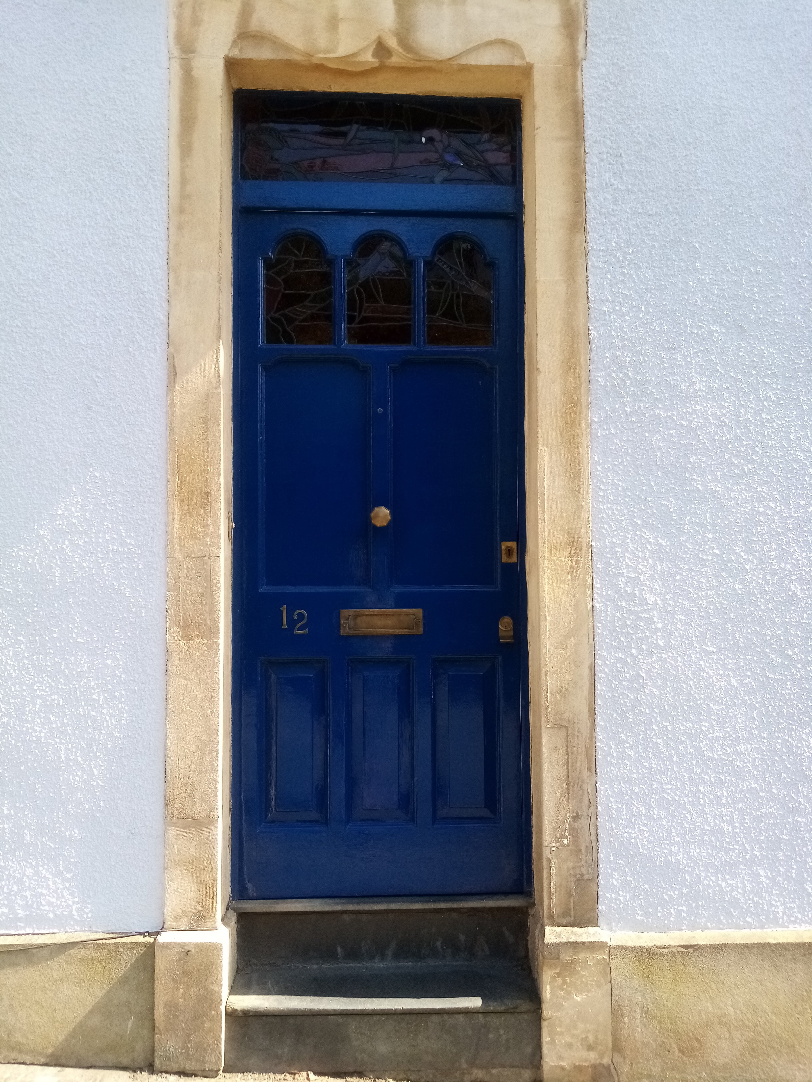 Blue period door