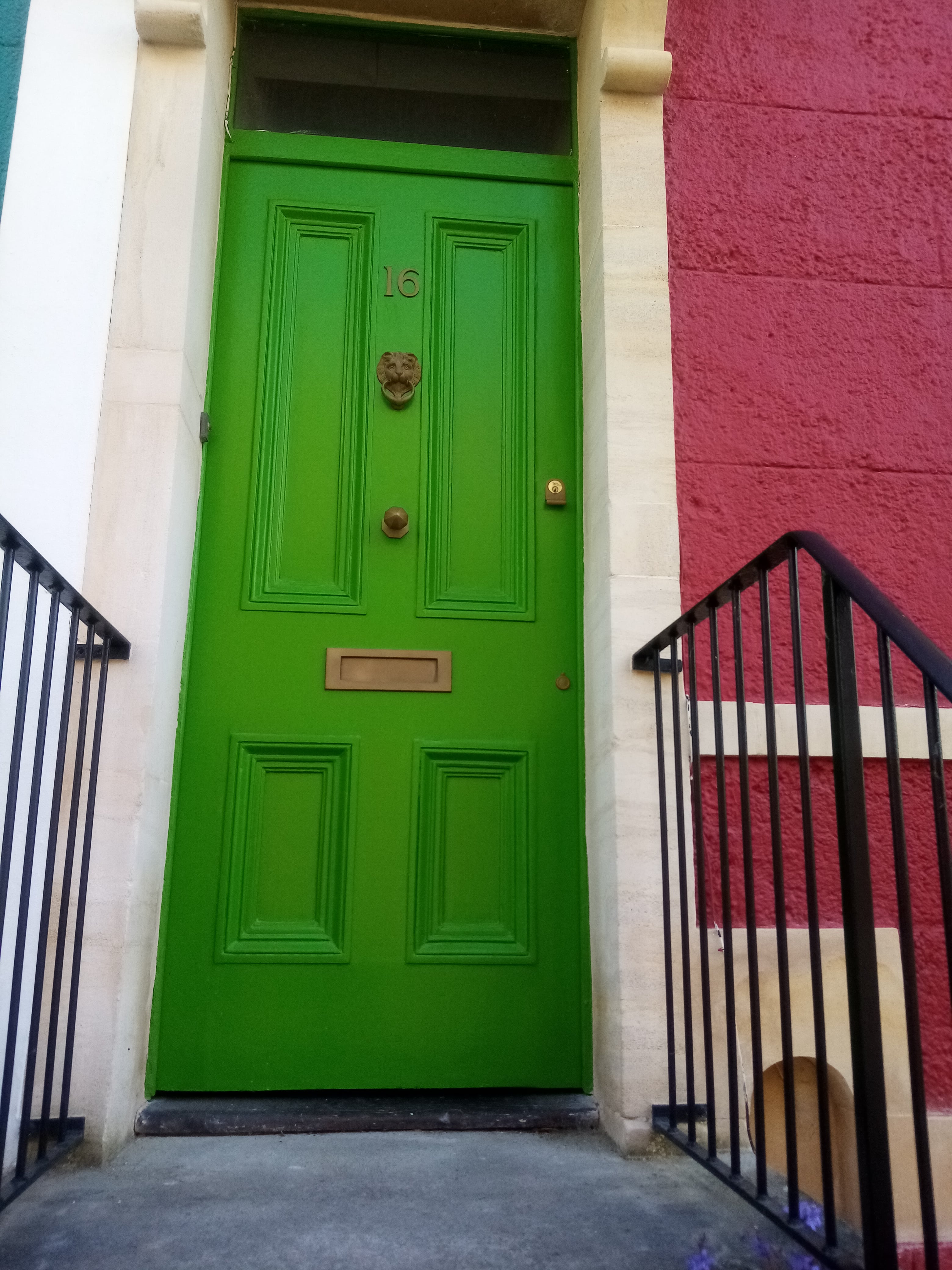 Green period door